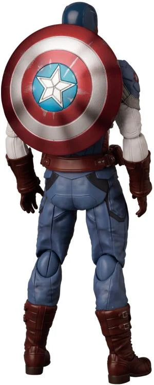 Preventa Figura Capitán América (Classic Suit) - Captain America: The Winter Soldier - MAFEX marca Medicom Toy No.220 escala pequeña 1/12