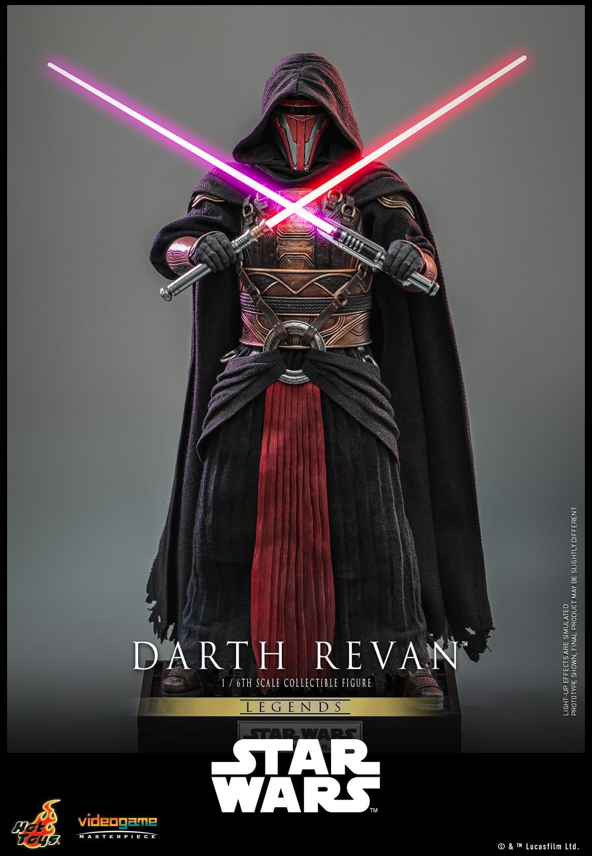 Preventa Figura Darth Revan - Star Wars Legends™ marca Hot Toys VGM62 escala 1/6