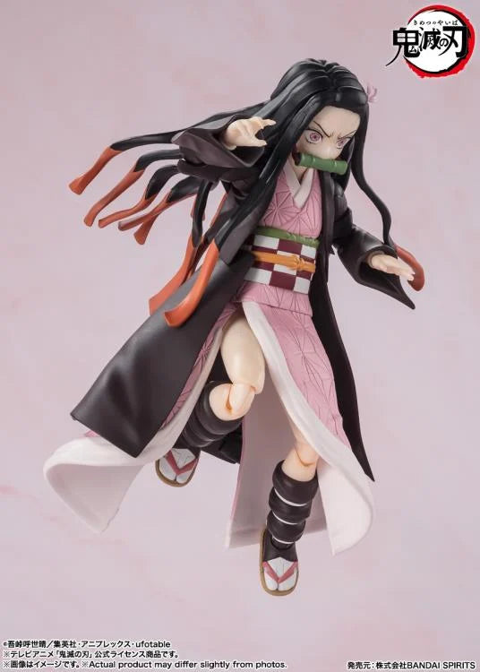 Pedido Figura Nezuko Kamado - Demon Slayer: Kimetsu no Yaiba - S.H.Figuarts marca Bandai Spirits escala pequeña 1/12