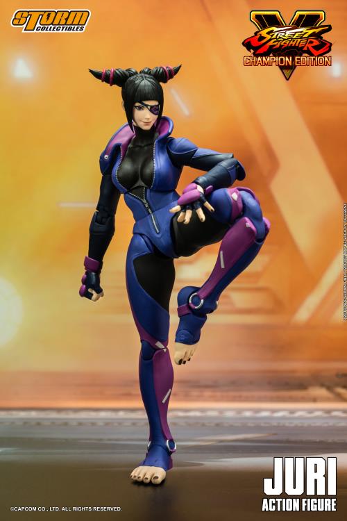 Pedido Figura Juri Han - Street Fighter V: Champion Edition marca Storm Collectibles escala pequeña 1/12