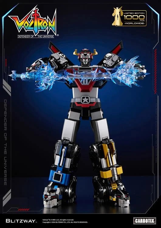 Preventa Figura Black Voltron (DIECAST) (Exclusiva Edición Limitada) - Carbotix Series marca Blitzway BW-CA-11101 (38 cm)