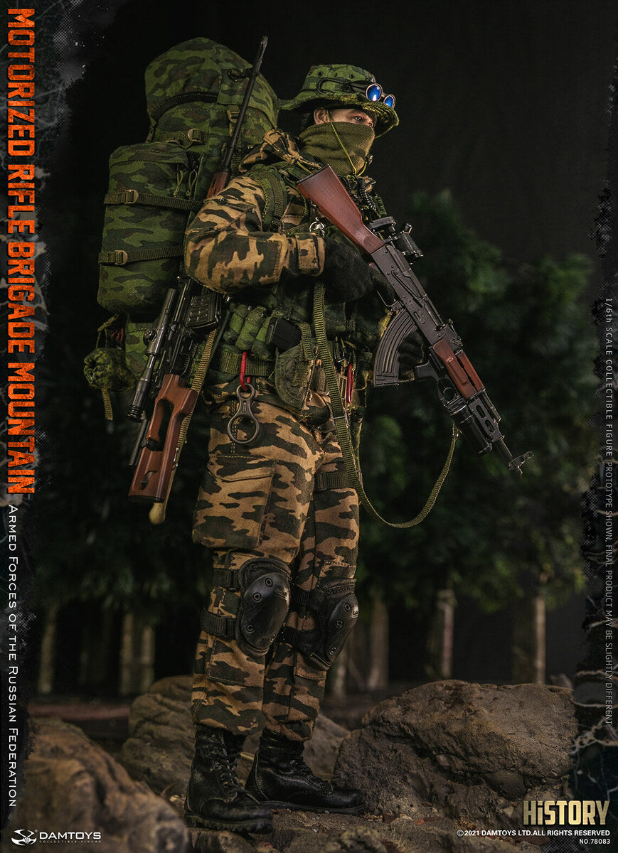 Pedido Figura Motorized Rifle Brigade Mountain - Armed Forces of the Russian Federation marca Damtoys 78083 escala 1/6 (BACK ORDER)