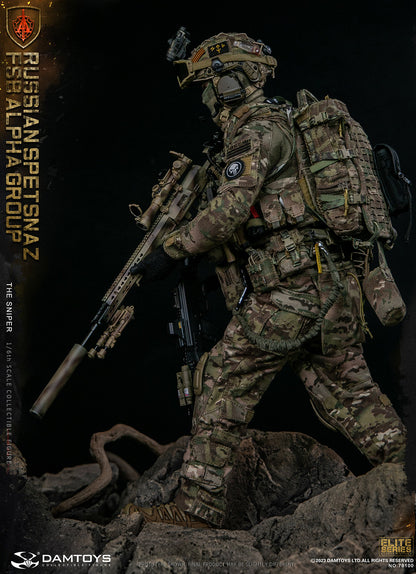 Preventa Figura The Sniper - Russian Spetsnaz FSB Alpha Group marca Damtoys 78100 escala 1/6