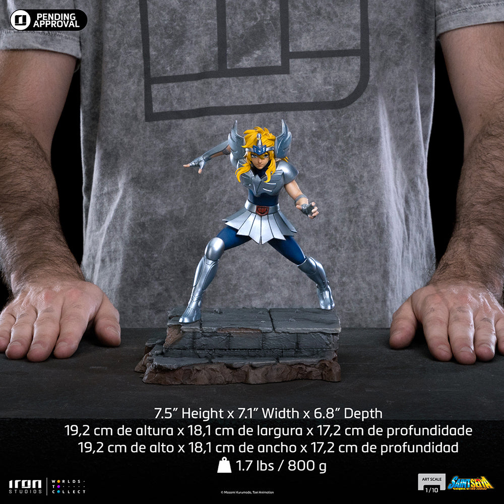 Preventa Estatua Cygnus Hyoga - Saint Seiya - Limited Edition marca Iron Studios escala de arte 1/10