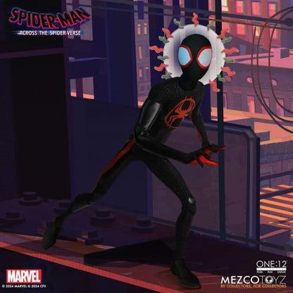 Preventa Figura Miles Morales - Spider-Man: Across the Spider-Verse - One:12 Collective marca Mezco Toyz 76631 escala pequeña 1/12