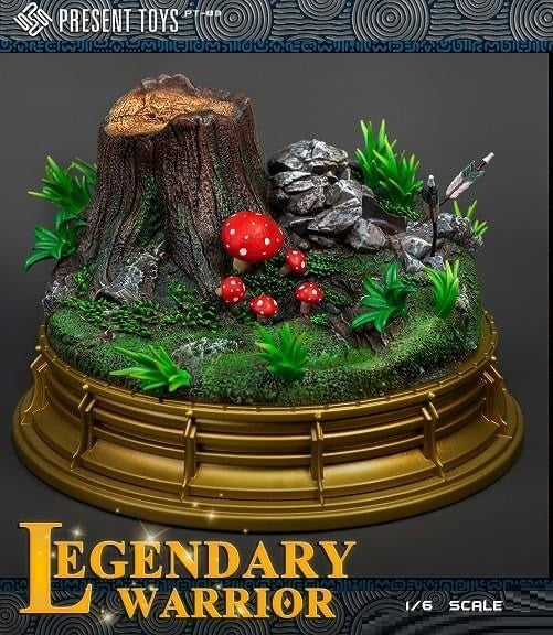 Preventa Base Diorama de Legendary Warrior marca Present Toys SP83 escala 1/6