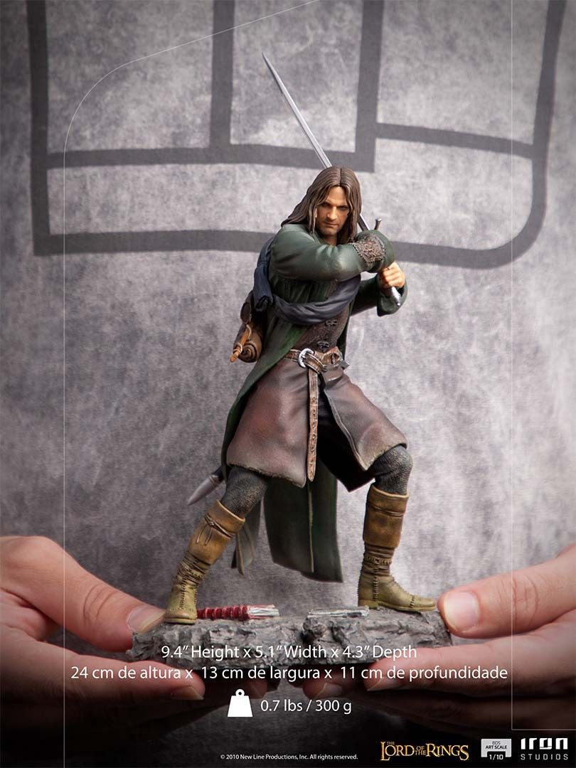 Pedido Estatua Aragorn - The Lord of the Rings - Battle Diorama Series (BDS) - marca Iron Studios escala de arte 1/10