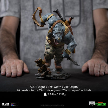 Preventa Estatua Rocksteady - Teenage Mutant Ninja Turtles - BDS Limited Edition marca Iron Studios escala de arte 1/10