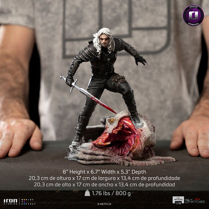 Preventa Estatua Geralt of Rivia - The Witcher - Limited Edition marca Iron Studios escala de arte 1/10