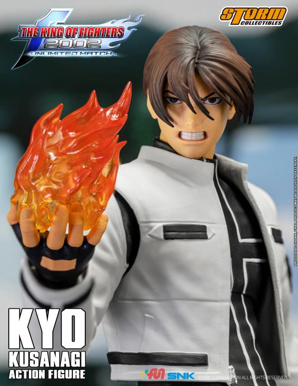 Pedido Figura Kyo Kusanagi - The King of Fighters 2002 Unlimited Match marca Storm Collectibles SKKF08 escala pequeña 1/12