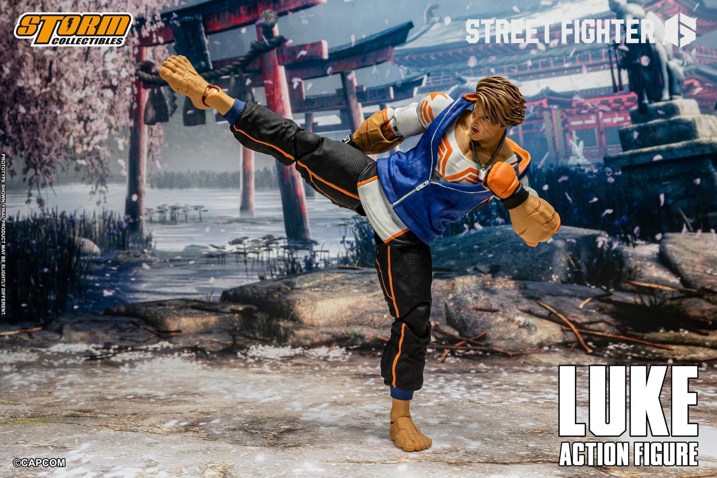 Preventa Figura Luke - Street Fighter 6 marca Storm Collectibles escala pequeña 1/12