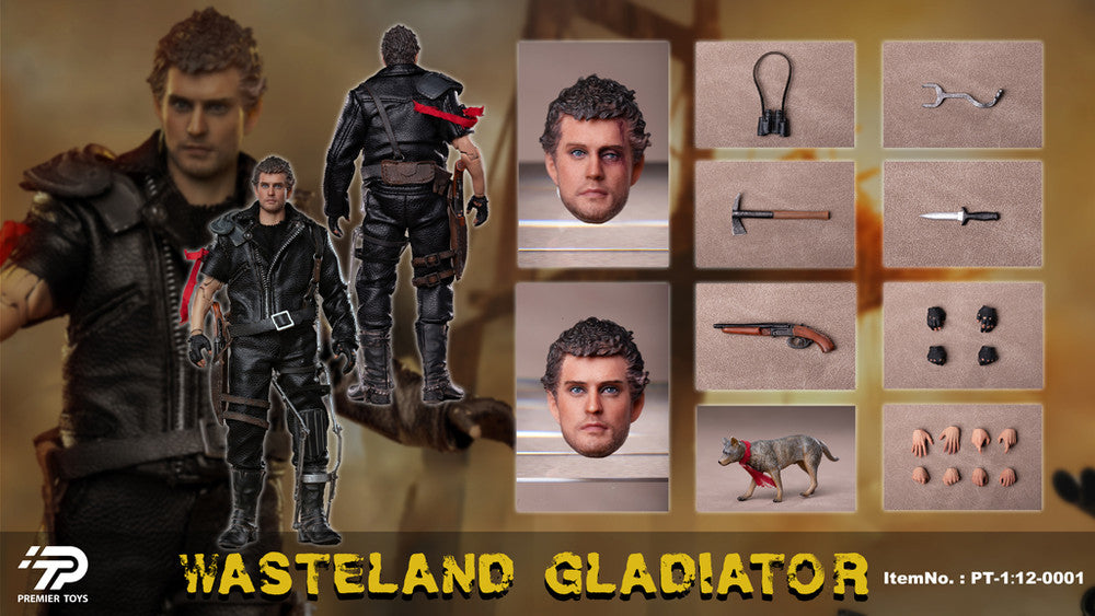 Preventa Figura Wasteland Gladiator marca Premier Toys PT-1-12-0001 escala 1/12