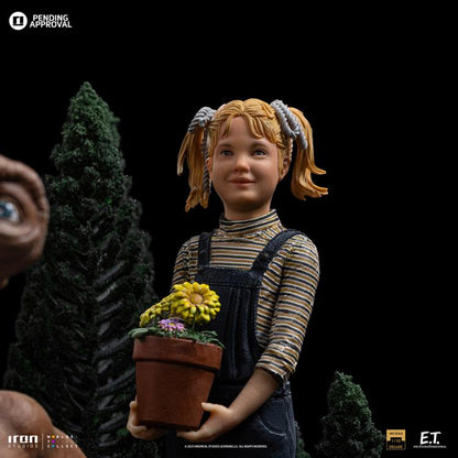 Preventa Estatua E.T., Elliot, y Gertie DELUXE - E.T. the Extra-Terrestrial - Limited Edition marca Iron Studios escala de arte 1/10