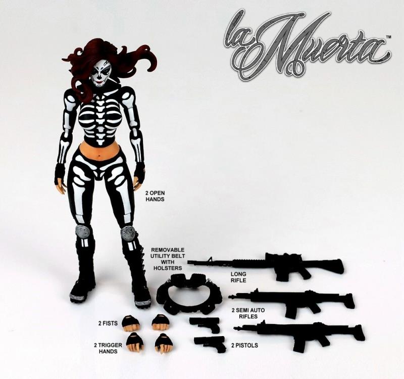 Preventa Figura La Muerta marca Executive Replicas escala pequeña 1/12