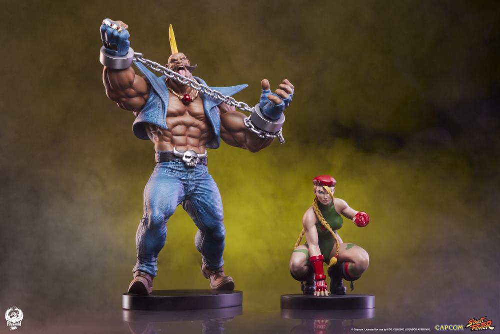 Preventa Set Estatuas Cammy & Birdie - Street Jam - Street Fighter marca PCS Collectibles escala 1/10