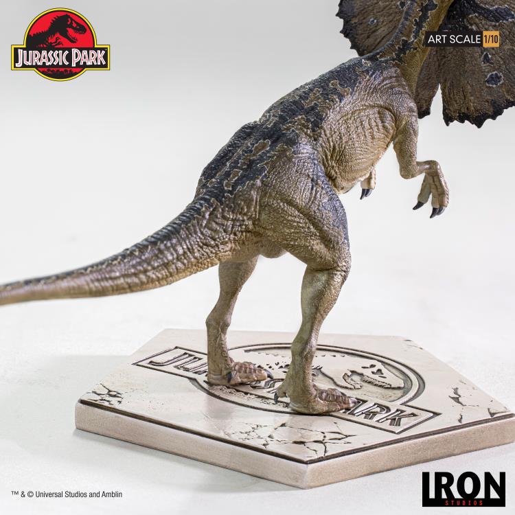 Preventa Estatua Dilophosaurus - Jurassic Park Icons - Limited Edition marca Iron Studios escala de arte 1/10