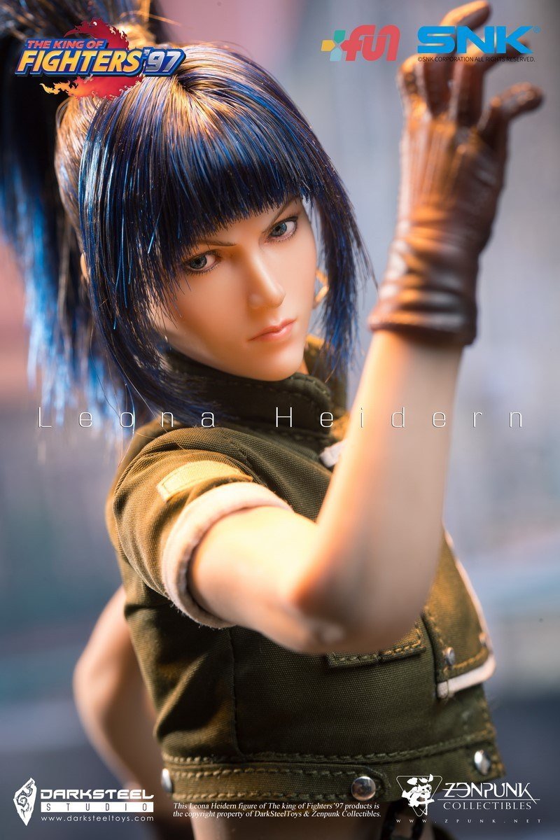 Pedido Figura Leona Heidern - SNK The King of Fighters 97 marca Darksteel Toys x ZenPunk DSA-001 escala 1/6 (BACK ORDER)