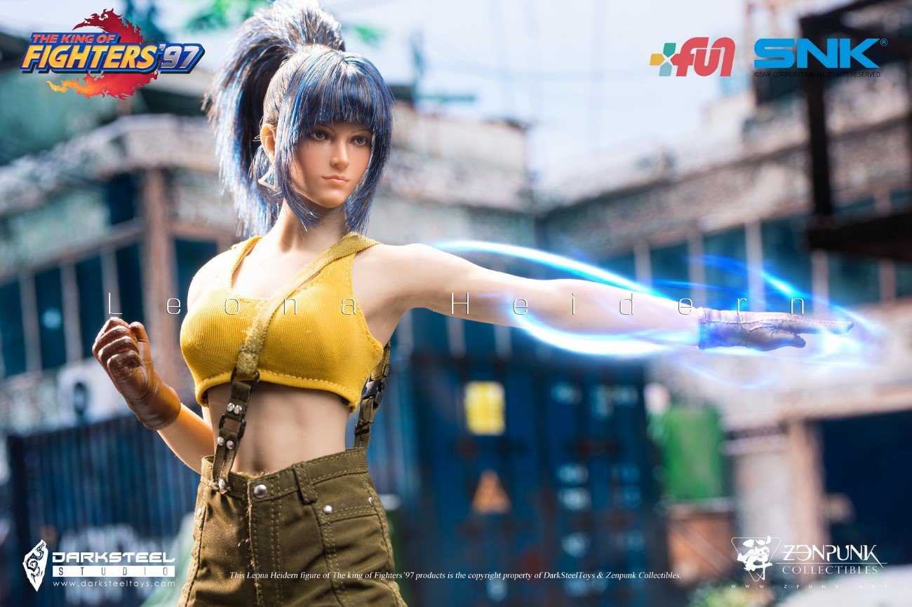 Pedido Figura Leona Heidern - SNK The King of Fighters 97 marca Darksteel Toys x ZenPunk DSA-001 escala 1/6 (BACK ORDER)