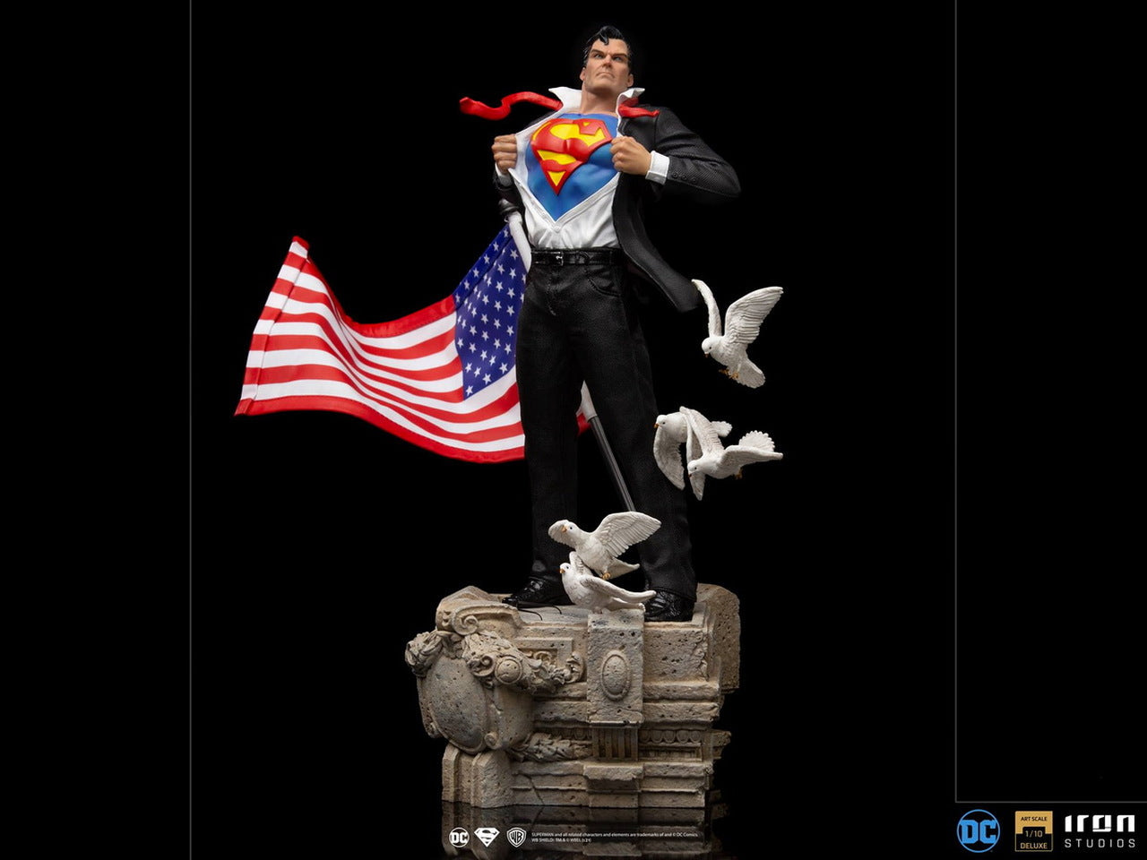 Pedido Estatua Clark Kent Deluxe - DC Comics marca Iron Studios escala de arte 1/10