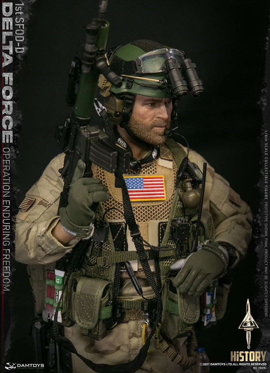 Pedido Figura 1st SFOD-D DELTA FORCE - Operation Enduring Freedom marca Damtoys 78091 escala 1/6