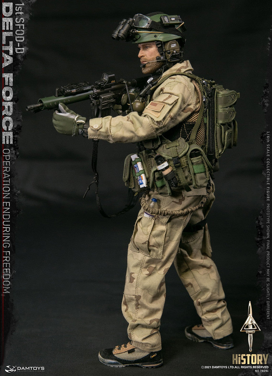 Pedido Figura 1st SFOD-D DELTA FORCE - Operation Enduring Freedom marca Damtoys 78091 escala 1/6