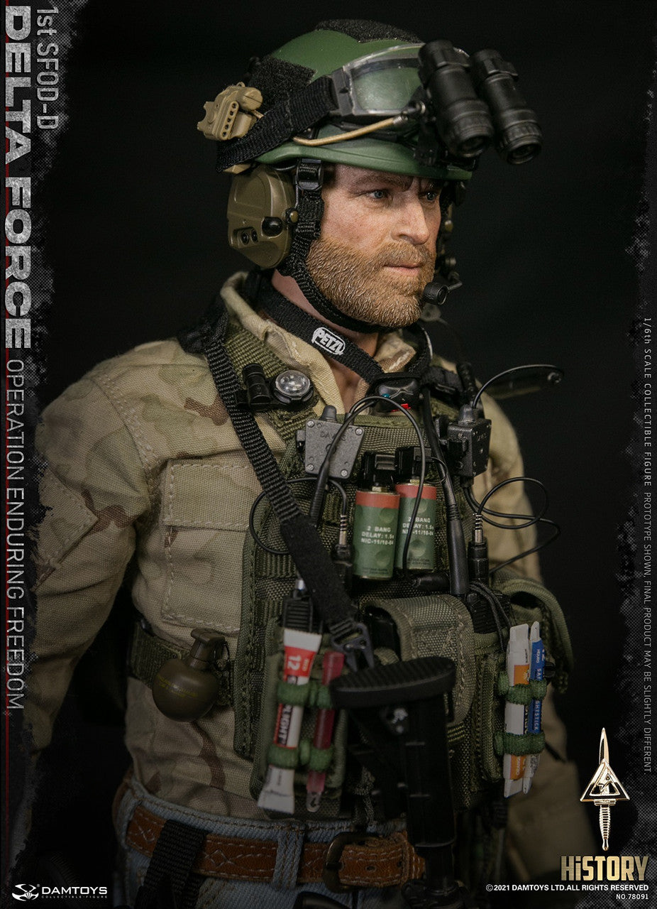 Pedido Figura 1st SFOD-D DELTA FORCE - Operation Enduring Freedom marca Damtoys 78091 escala 1/6