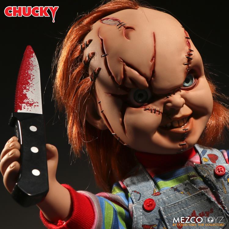 Pedido Figura Chucky (Talking / Parlante) - Bride of Chucky - Mezco Designer Serie marca Mezco Toyz 78003B escala 1/2 (38 cm)