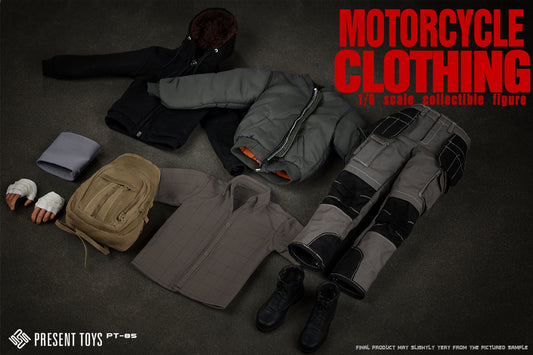 Pedido Set de ropa de motociclista con cuerpo (sin cabeza) marca Present Toys SP85 escala 1/6