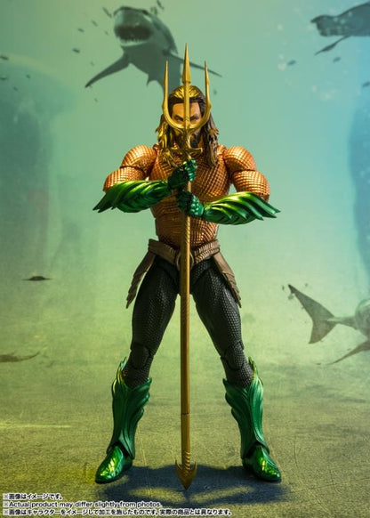 Preventa Figura Aquaman - Aquaman and the Lost Kingdom - S.H.Figuarts marca Bandai Spirits escala pequeña 1/12