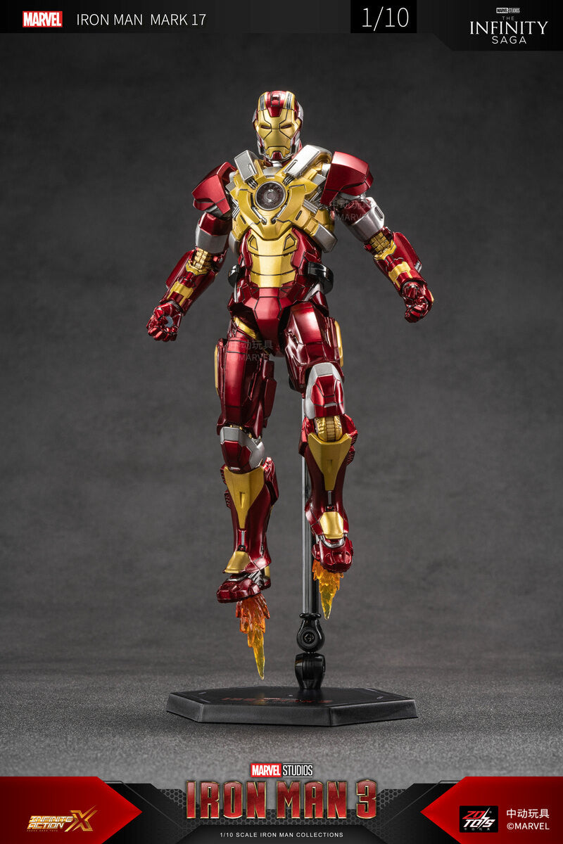 Preventa Figura Iron Man Mark 17 - Avengers The Infinity Saga marca ZD Toys escala pequeña 1/10 (18 cm)