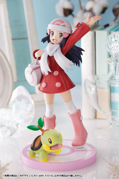 Pedido Estatua Dawn with Turtwig - Pokemon - ArtFX J marca Kotobukiya escala 1/8