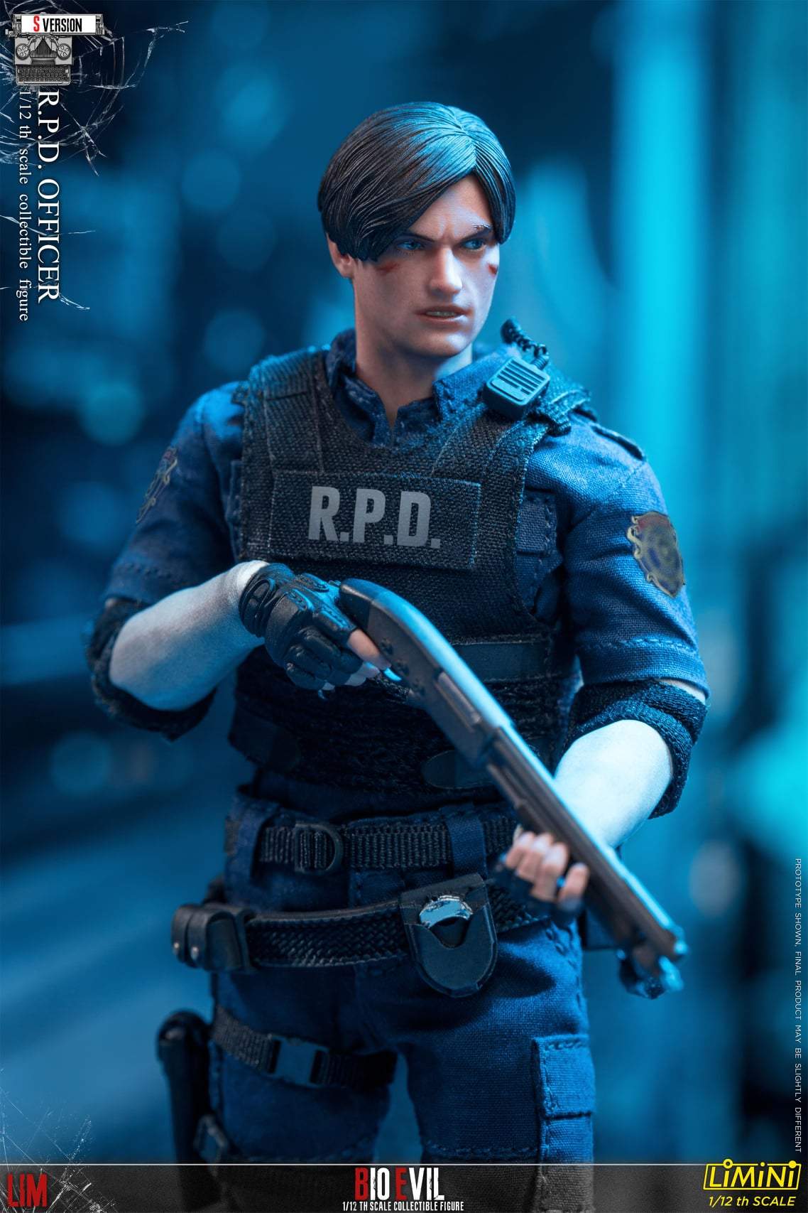 Pedido Figura R.P.D. Officer version S (Deluxe) marca Limtoys escala pequeña 1/12 (BACK ORDER)