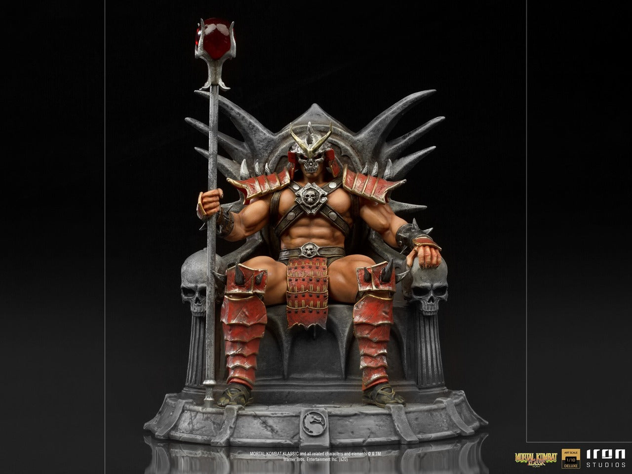 Pedido Estatua Shao Kahn (Deluxe) - Mortal Kombat marca Iron Studios escala de arte 1/10