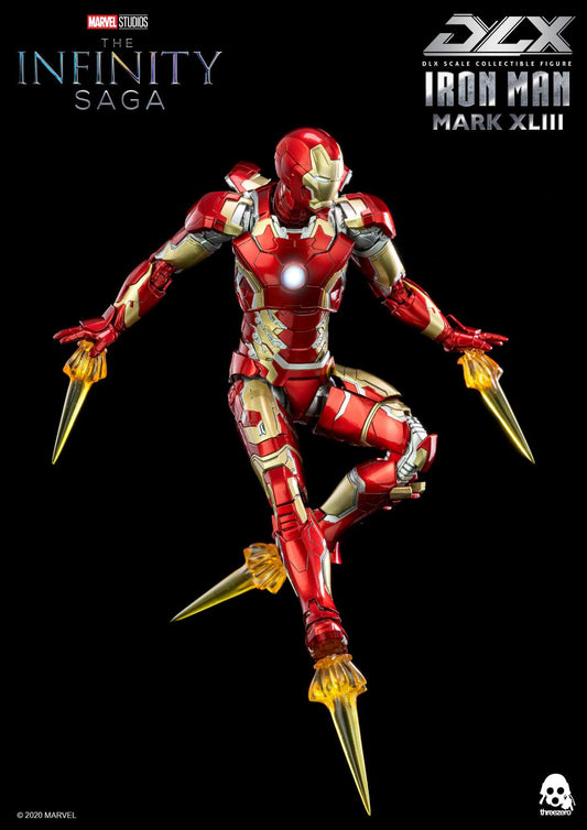 Pedido Figura DLX Iron Man Mark 43 - Avengers Infinity Saga marca Threezero 3Z0247 escala pequeña 1/12