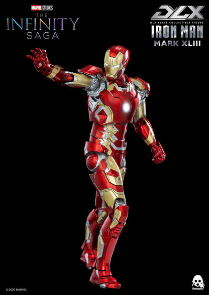 Pedido Figura DLX Iron Man Mark 43 - Avengers Infinity Saga marca Threezero 3Z0247 escala pequeña 1/12