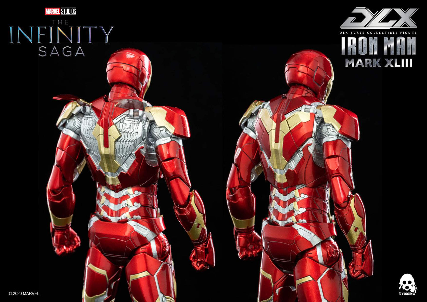 Pedido Figura DLX Iron Man Mark 43 - Avengers Infinity Saga marca Threezero 3Z0247 escala pequeña 1/12