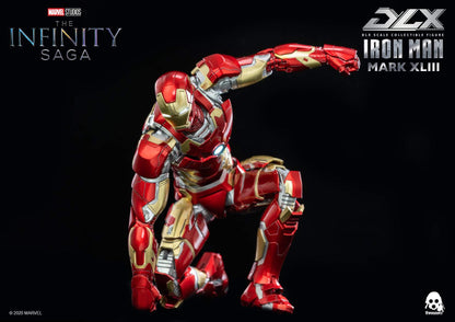 Pedido Figura DLX Iron Man Mark 43 - Avengers Infinity Saga marca Threezero 3Z0247 escala pequeña 1/12