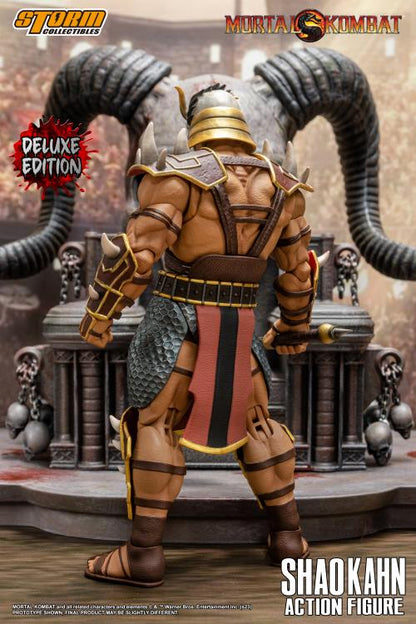 Pedido Figura Shao Kahn con Trono (Deluxe Edition) - Mortal Kombat marca Storm Collectibles escala 1/12