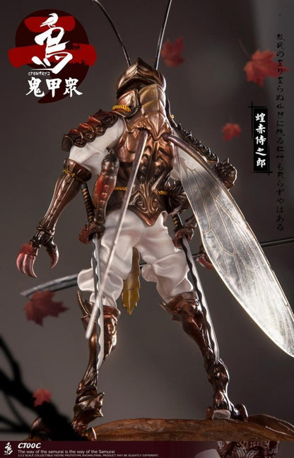 Pedido Figura "ONI KOSHU" Locust Red Samurai Noro marca Crowtoys CT00C escala pequeña 1/12