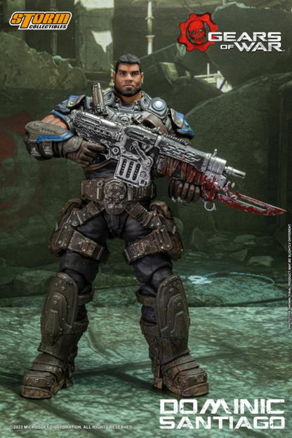 Preventa Figura Dominic Santiago - Gears of War  marca Storm Collectibles escala pequeña 1/12