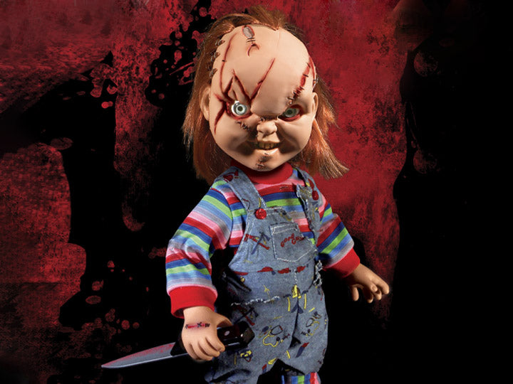 Pedido Figura Chucky (Talking / Parlante) - Bride of Chucky - Mezco Designer Serie marca Mezco Toyz 78003B escala 1/2 (38 cm)