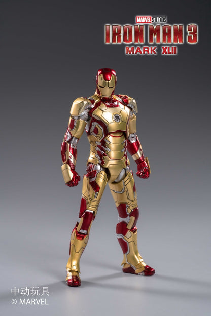 Pedido Figura Iron Man 3 Mark XLII 42 (versión LED) marca ZD Toys escala pequeña 1/10 (18 cm)