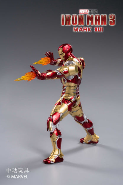 Pedido Figura Iron Man 3 Mark XLII 42 (versión LED) marca ZD Toys escala pequeña 1/10 (18 cm)