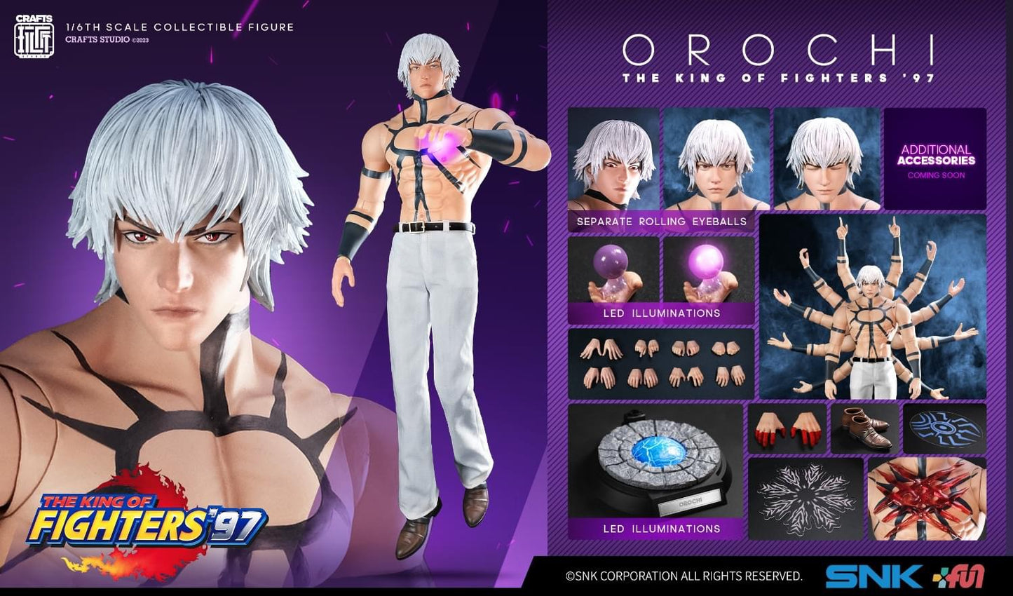 Preventa Figura OROCHI - The King of Fighters 97' marca Crafts Studio CS-021 escala 1/6