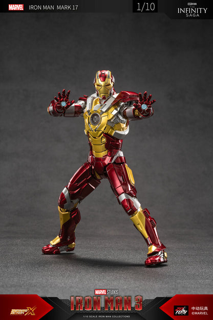 Preventa Figura Iron Man Mark 17 - Avengers The Infinity Saga marca ZD Toys escala pequeña 1/10 (18 cm)