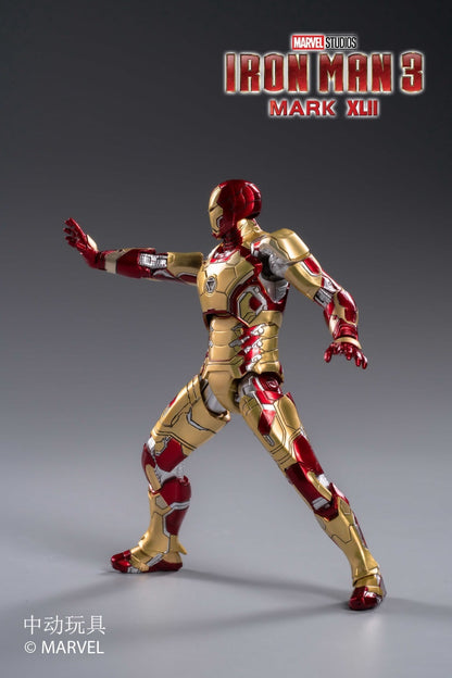 Pedido Figura Iron Man 3 Mark XLII 42 (versión LED) marca ZD Toys escala pequeña 1/10 (18 cm)