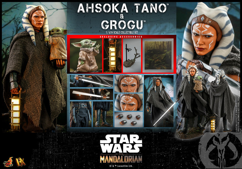 Pedido Figura Ahsoka Tano™ & Grogu™ - Star Wars™ The Mandalorian™ marca Hot Toys DX21 escala 1/6