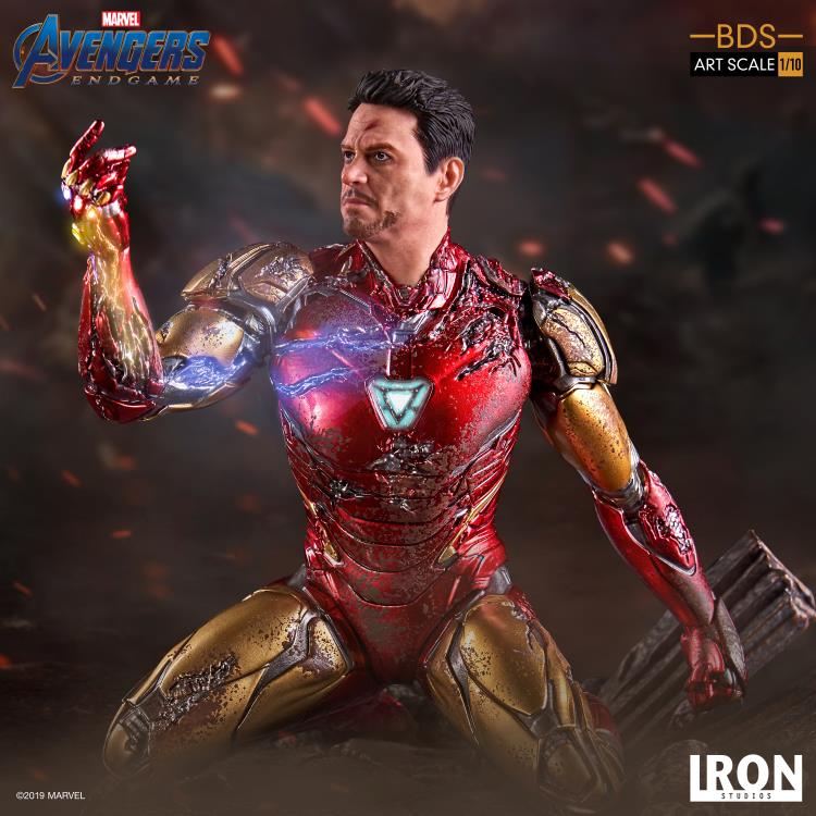 Pedido Estatua Iron Man (I Am Iron Man) - Avengers: Endgame - Battle Diorama Series (BDS) marca Iron Studios escala de arte 1/10