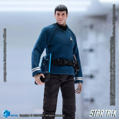 Preventa Figura Spock (Exclusiva PX Previews) - Star Trek (2009) - Exquisite Super Series marca HIYA ESS0266 escala pequeña 1/12