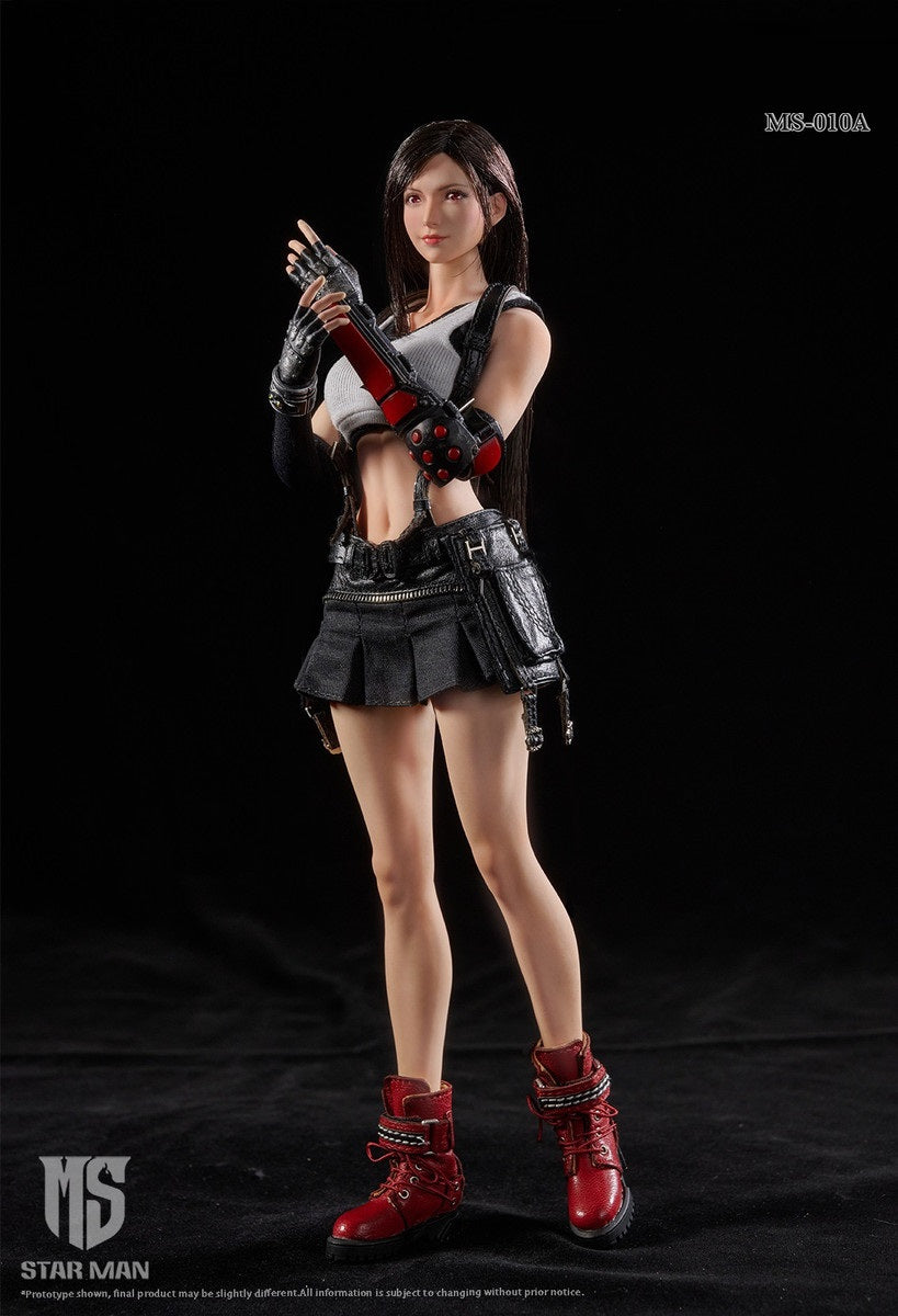 Preventa Figura Combat Girl (White Tank Top & Black Short Skirt version) marca Star Man MS-010A escala 1/6